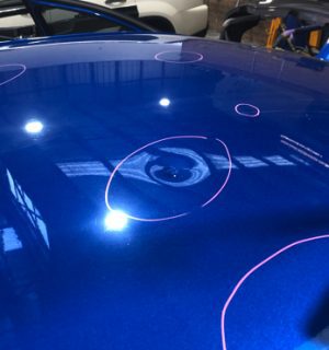 Hail dent paintless dent removal